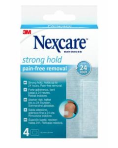 Nexcare Strong Hold Pain-free Removal Cerotti 4 Pezzi Assortiti