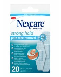 Nexcare Strong Hold Pain-free Removal Cerotti 20 Pezzi Assortiti 