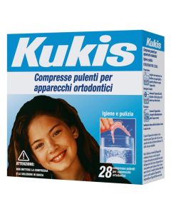 Kukis Compresse Pulenti Apparecchio Ortodontico 28 Pezzi