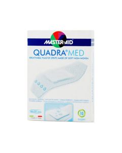 Master Aid Quadra Med Dermoattivo Super 86x39mm 10 Pezzi