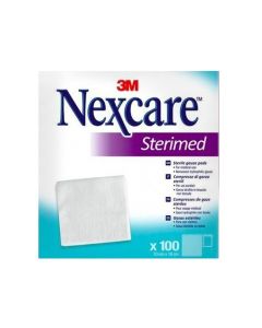 Nexcare Sterimed Garza Compressa In Cotone Idrofilo 20 Filimultilingual 100 Pezzi 10cm X 10cm