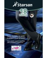 Gambaletto COTONE e ioni d'argento Q-SKIN - mmHg 18